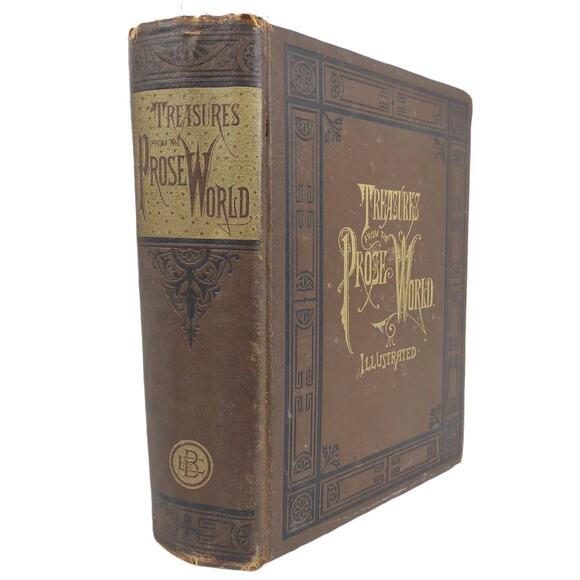 1884 Treasures from the Prose World Illustrated Book by Frank McAlpine Hardcover - Picture 1 of 12